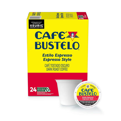 Cafe Bustelo Espresso Dark Roast Coffee  Pods - Keurig K-Cup Pods