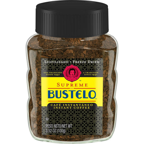 Café Bustelo Supreme Freeze Dried Instant Coffee - 3.52oz: Medium Roast