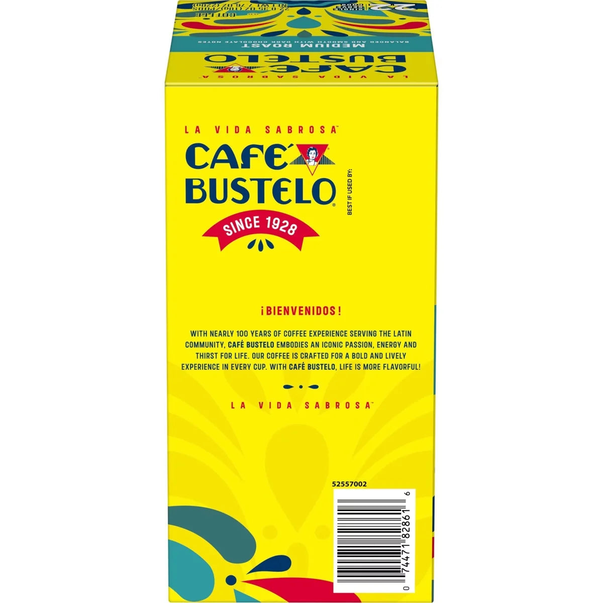 Cafe Bustelo Medium Roast Keurig K-Cup Coffee Pods - 22ct: Dark Chocolate Flavor