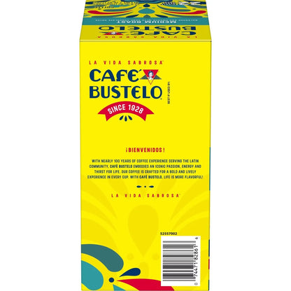 Cafe Bustelo Medium Roast Keurig K-Cup Coffee Pods - 22ct: Dark Chocolate Flavor
