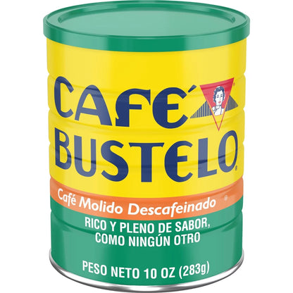 Café Bustelo Medium Roast Ground Coffee - Decaf - 10oz: Unflavored, Coffee Bean Type Varies
