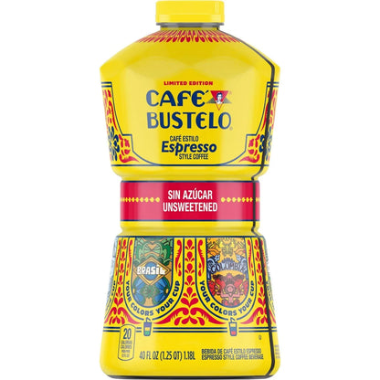 Café Bustelo Unsweetened Espresso-Style Iced Coffee - 40 fl oz