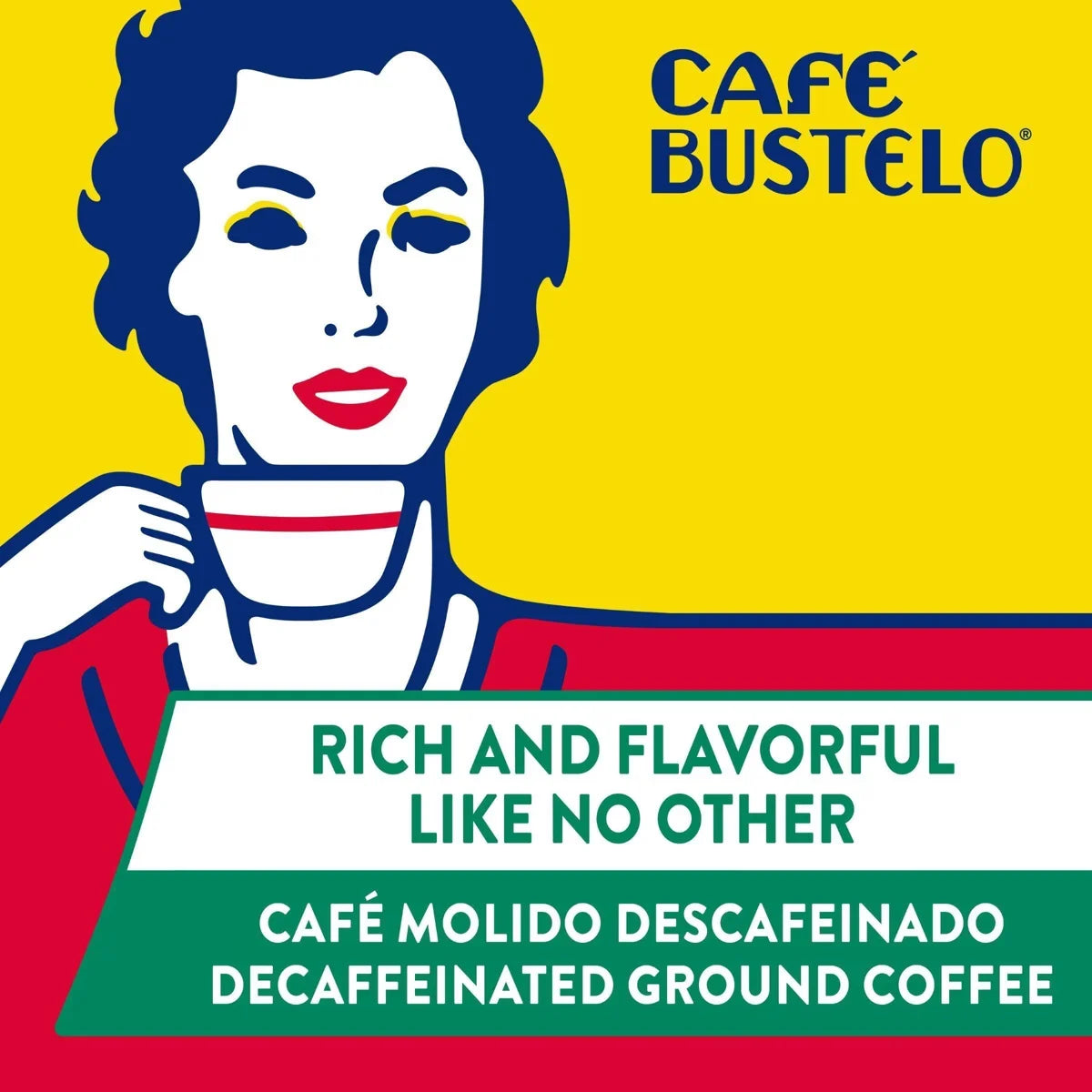 Café Bustelo Decaffeinated Espresso-Style Instant Coffee - 3.5oz