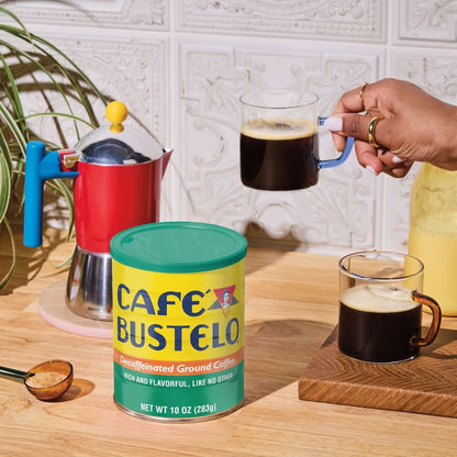 Café Bustelo Medium Roast Ground Coffee - Decaf - 10oz: Unflavored, Coffee Bean Type Varies