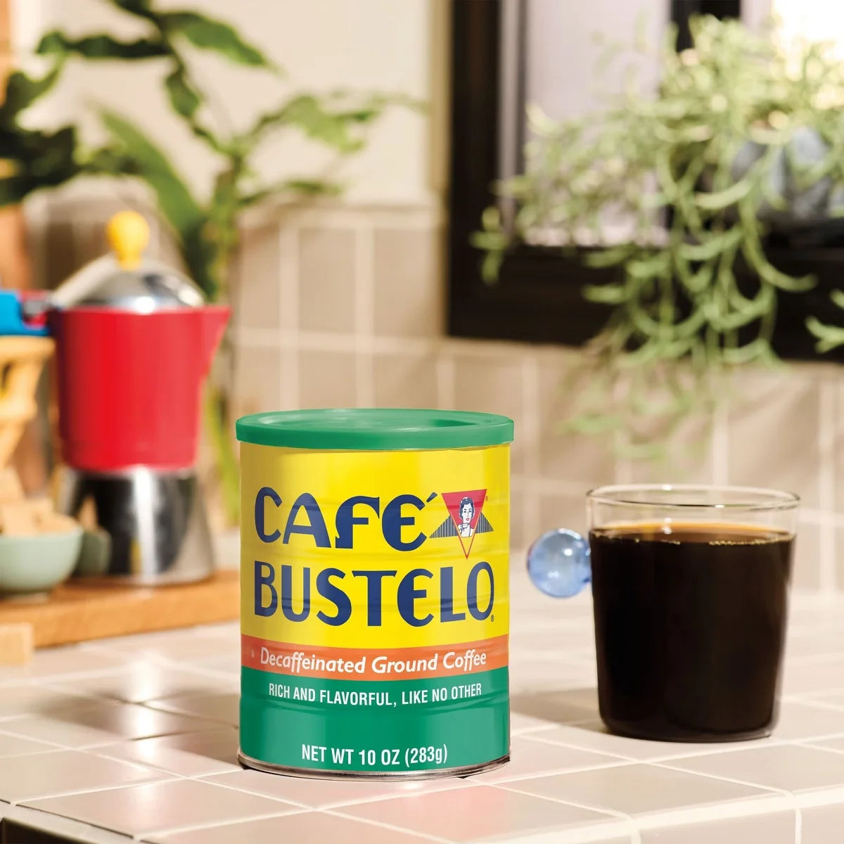 Café Bustelo Medium Roast Ground Coffee - Decaf - 10oz: Unflavored, Coffee Bean Type Varies