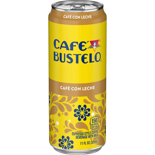 Cafe Bustelo Cafe Con Leche Espresso Style Beverage with Milk - 11 fl oz