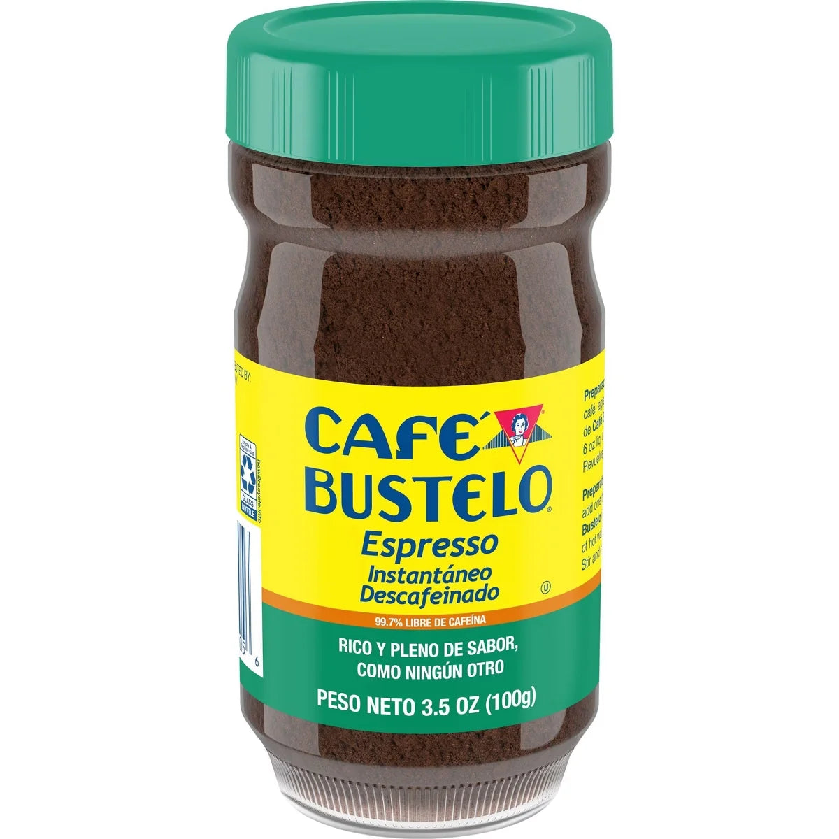Café Bustelo Decaffeinated Espresso-Style Instant Coffee - 3.5oz