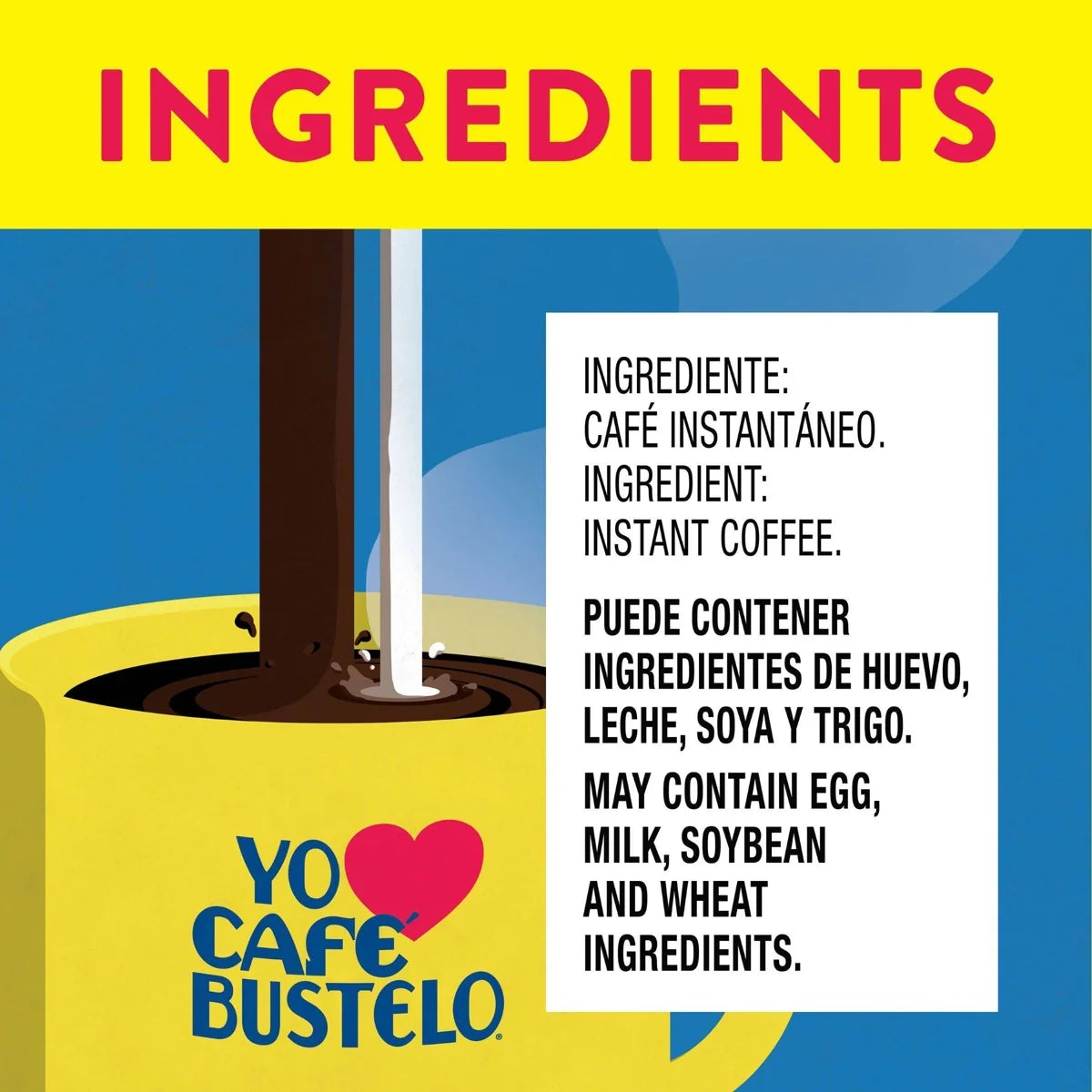 Café Bustelo Espresso Instant Coffee Single Serve Packets - 6ct: Dark Roast, Source Varies, Unflavored