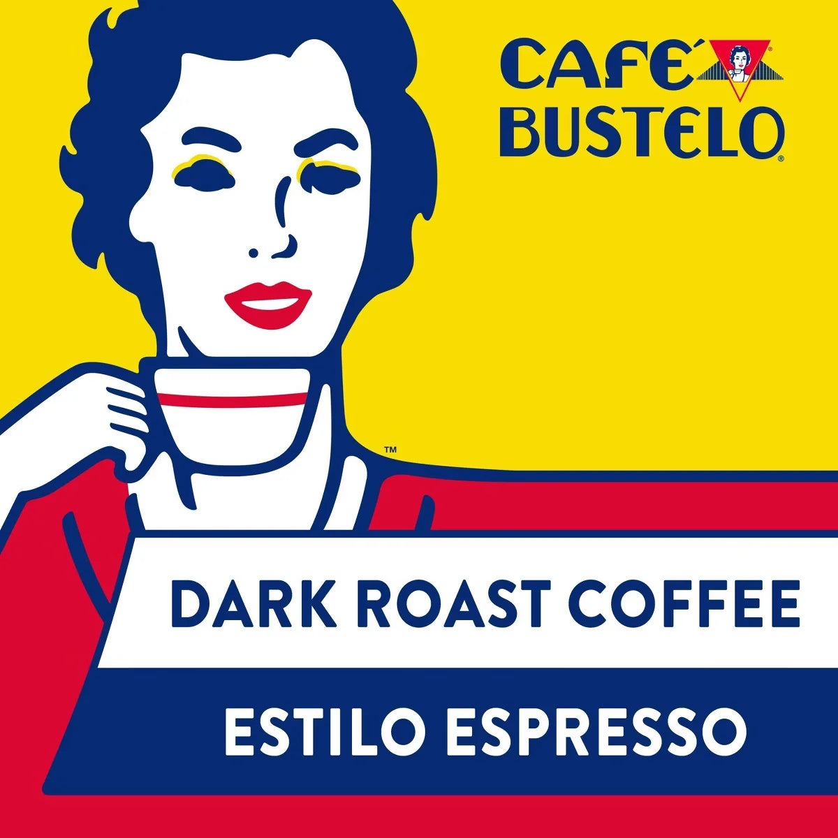 Cafe Bustelo Espresso Style Dark Roast Instant Coffee - 3.5oz