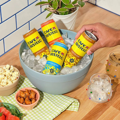 Cafe Bustelo Cafe Con Leche Espresso Style Beverage with Milk - 11 fl oz